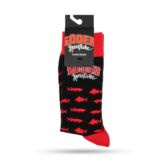 Nyhet Söder Lucky Socks Cotton Red Tiger 41-46 1-pack
