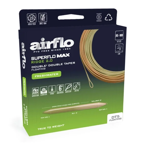 Airflo Superflo Max Ridge 2.0 Double Taper Fri frakt