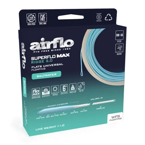 Endast denna vecka Airflo Superflo Max Ridge 2.0 Flats Universal Intermediate Fly Line