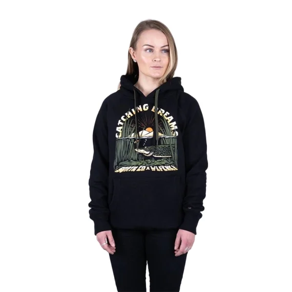 SQRTN X Wolfcreek Lures Dreams Hood, Black Rea