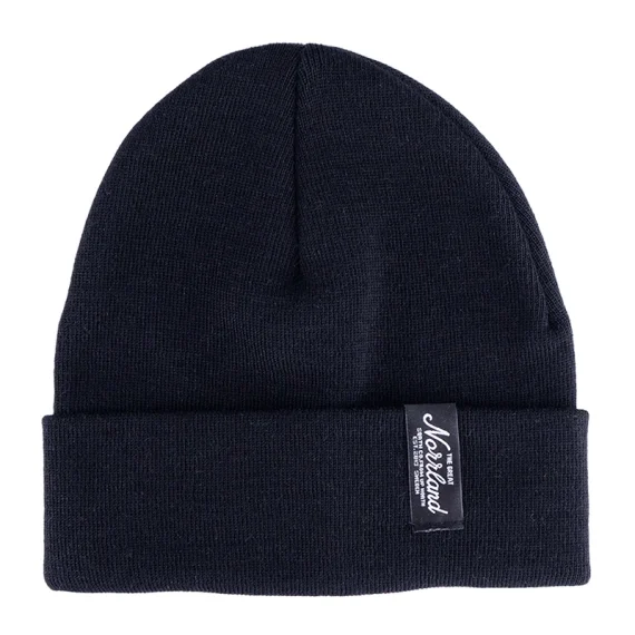 I lager SQRTN TGN Patch Woolpower Beanie Black