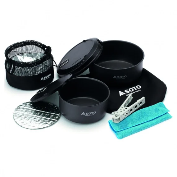 Soto Navigator Cook Set Black Handla nu