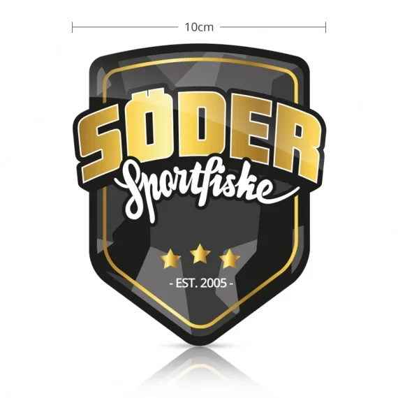 Köp nu Söder Sticker Shield - Gold