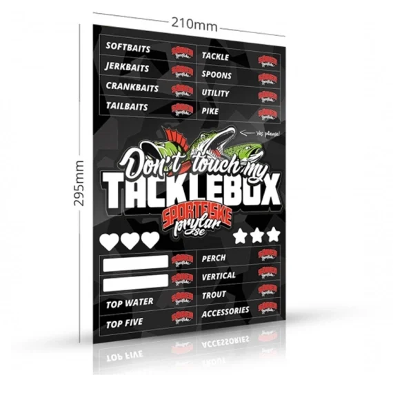 Söder Sticker Sheet Tackle Organizer Köp nu