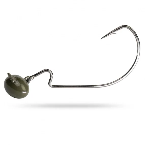 Söder Tackle Tungsten Swing Football Jig Head Green, 1pcs Snabb frakt