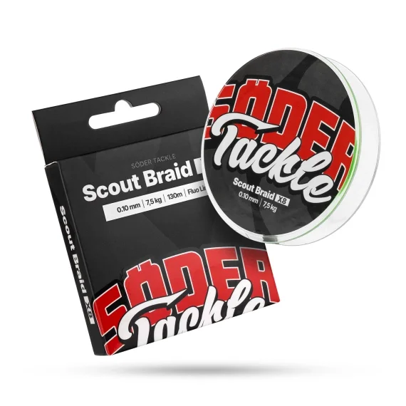 Söder Tackle Scout Braid x8 130m Fluolime Rabatter