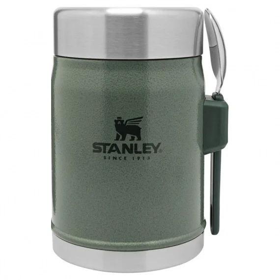 Snabb leverans Stanley The Legendary Food Jar + Spork 400ml - Hammertone Green