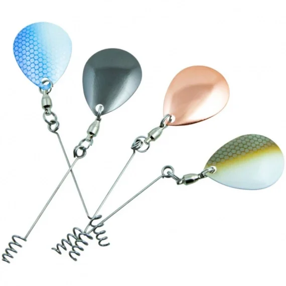 SvartZonker Spinner Rig 4-pack Copper, Black, Blue, Brown Populär