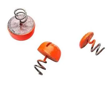 SvartZonker Screw-in Dots Fluo Orange Lead - 3-pack Sista chansen