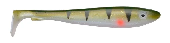 Svartzonker McRubber Shad 23cm (2-pack) - C17 UV Perch Kundfavorit