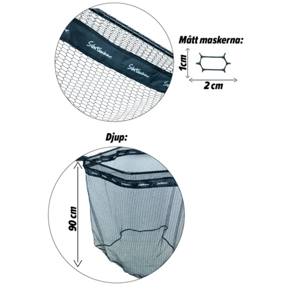 SvartZonker Snoken Spare Landing Net 85x80cm Fynd