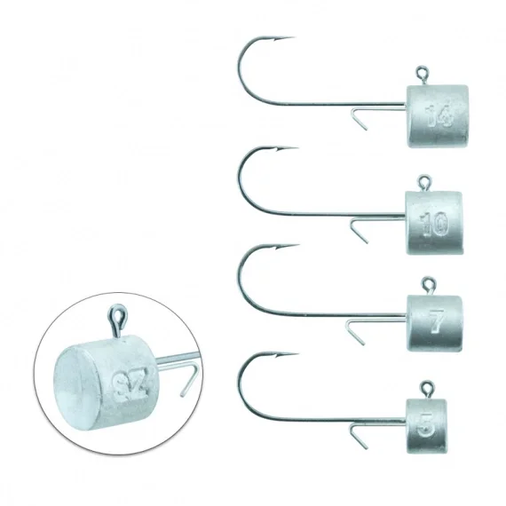 Lägg i varukorgen Svartzonker Ned Jig Head Bismuth (2-pack)