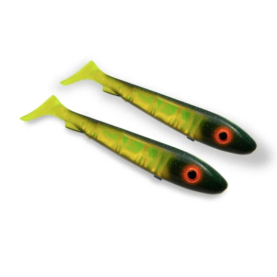 SvartZonker Big McRubber 25cm Flash Series (2-pack) - Black Chartreuse Beställ nu