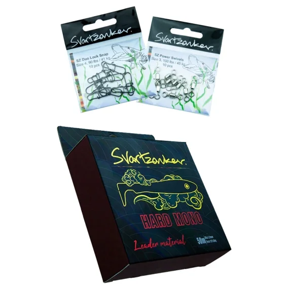 Handla nu Svartzonker Hard mono DIY Leader Bundle