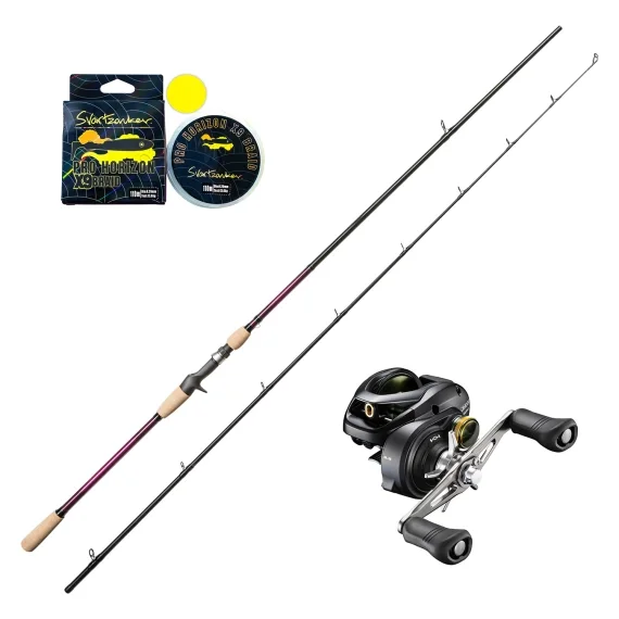 SvartZonker The Force Comfort 8'6'' 30-140g Curado Casting Combo Outlet