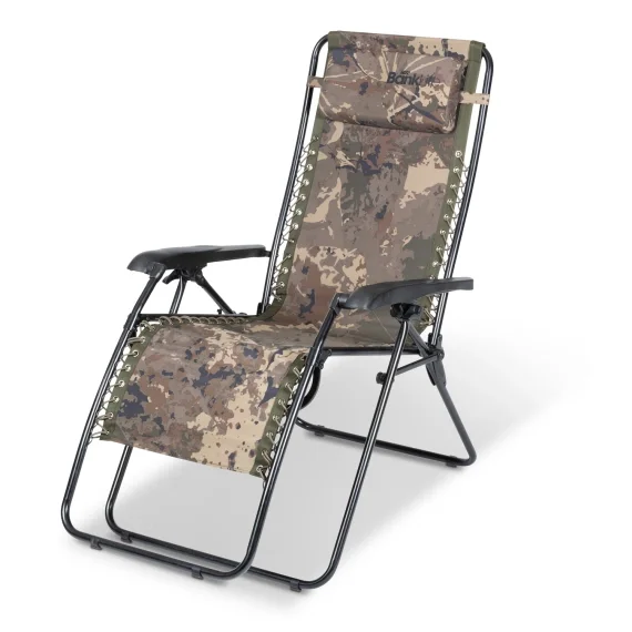 Snabb leverans Nash Bank Life Hi Back Lounger Camo