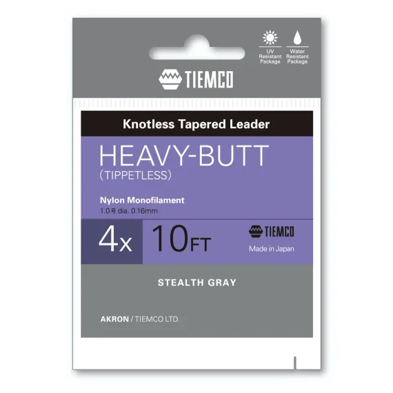 Tiemco Akron Heavy Butt Taperad Tafs 10ft Säker betalning