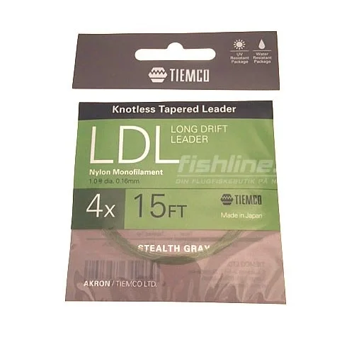 Tiemco Long Drift Taperad Tafs 15ft Trygg betalning