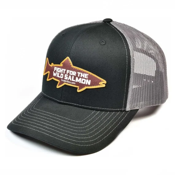 Frödin 'Wild Salmon' Trucker Hat – Black/Grey I lager