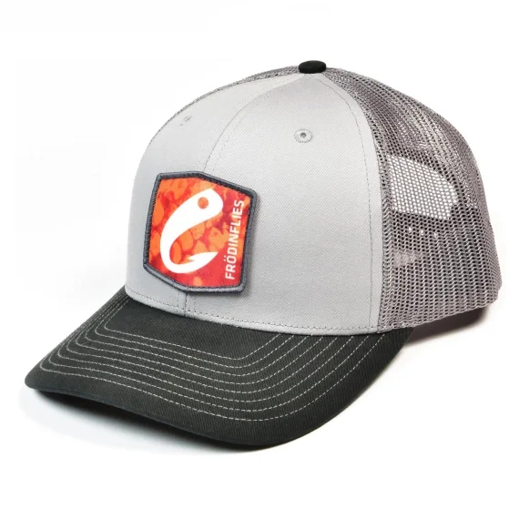 Frödin Logo Trucker Hat – Black/Grey Begränsat antal