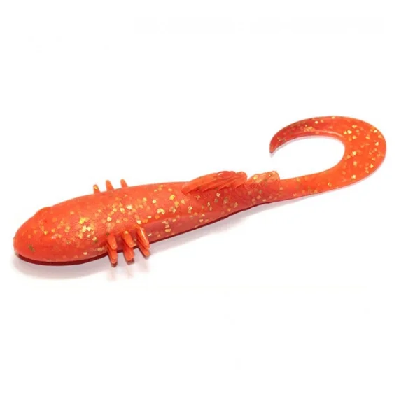 Billigare Baitbreath BeTanCo Curly 7,6cm - Orange/Gold