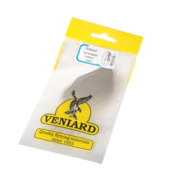 Gräsand - Grå Sidfjäder Medium Nedsatt pris