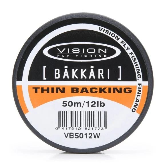 Sänkt pris Vision Backing Bäkkäri White - 12lb/50m