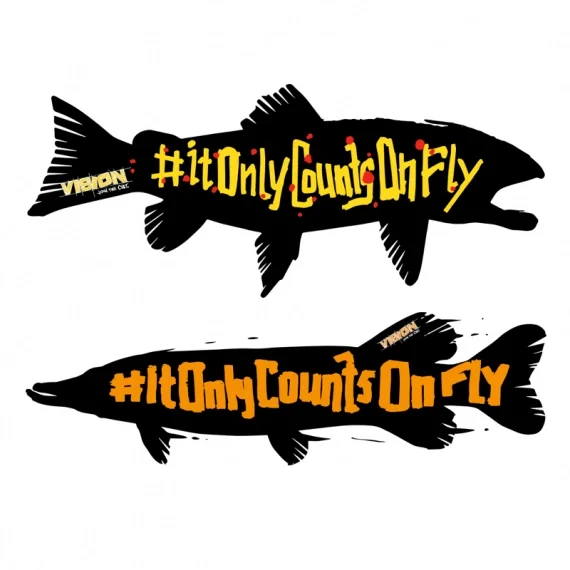 Vision It Only Counts Double Sticker 153mm Snabb frakt