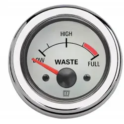 VETUS spildevandsmåler, hvid, 12 Volt, udskæring 52mm Köp online
