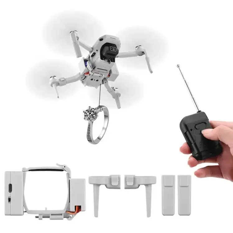 Drönarutkastare för DJI Mini 2 och Mavic Mini Säker betalning