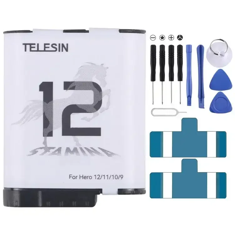 TELESIN GoPro Batteri för HERO 9-12 Outlet