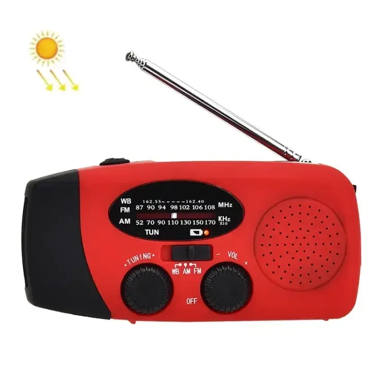 Mångsidig Vevradio Solcell för Krisberedskap Köp online