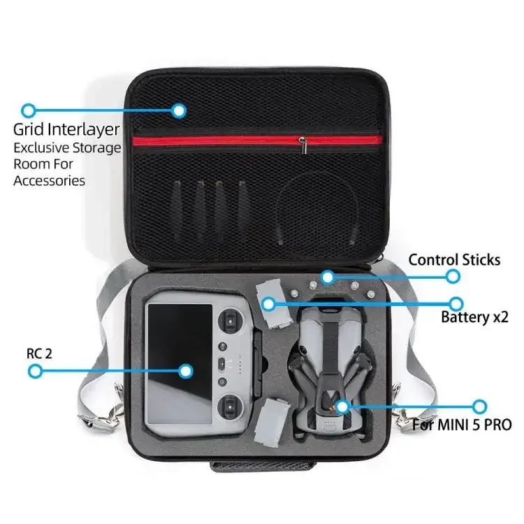 Rabatt Skyddande Förvaringsväska för DJI Mini 5 Pro