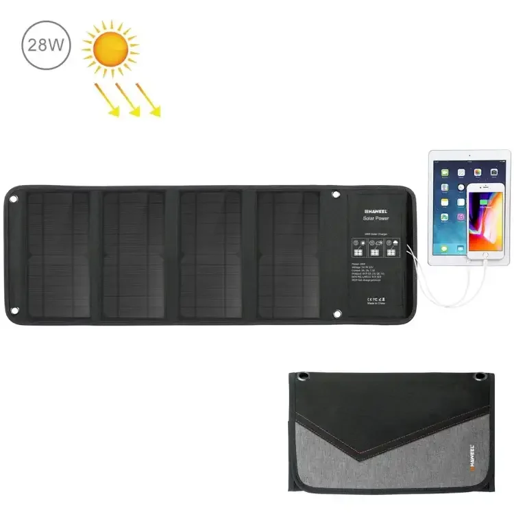 HAWEEL 28W Vikbar Solpanel Kundfavorit