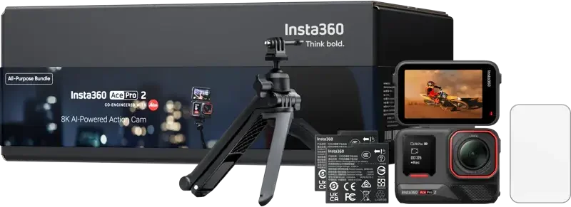 Expressleverans Insta360 Ace Pro 2 All-Purpose Bundle - Din Ultimata Actionkamera