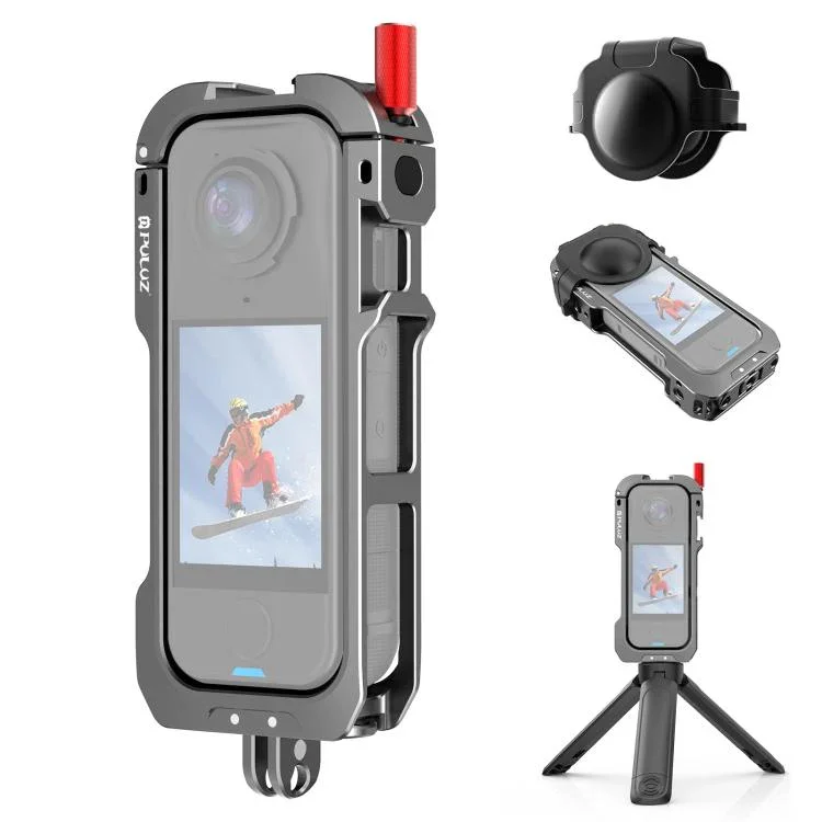 Säker betalning Robust Metallbur för Insta360 X4 Skydd