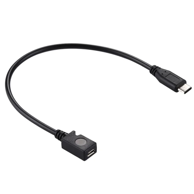 Outlet USB-C till Micro USB-adapterkabel 29cm