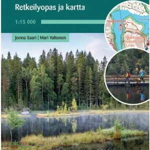 - Nuuksio hiking guiedbook and map Billig