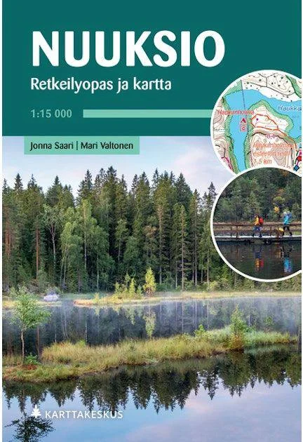- Nuuksio hiking guiedbook and map Billig