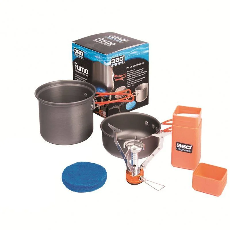360 Furno stove + pot set Outlet