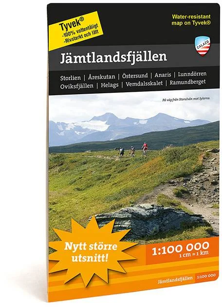 Calazo Jämtlandsfjällen Fjällkarta Tyvek Beställ nu