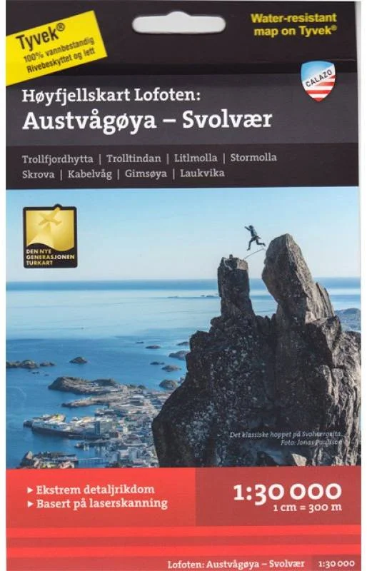 Calazo Lofoten Austvågöya-Svolvaer Tyvek Begränsat antal