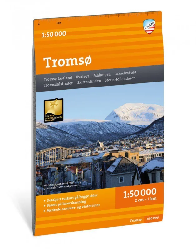 Populär Calazo Tromsø 1:50 000