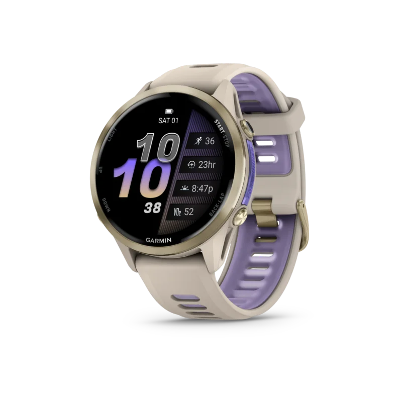 Nedsatt pris Garmin Forerunner 970 Light gold titanium