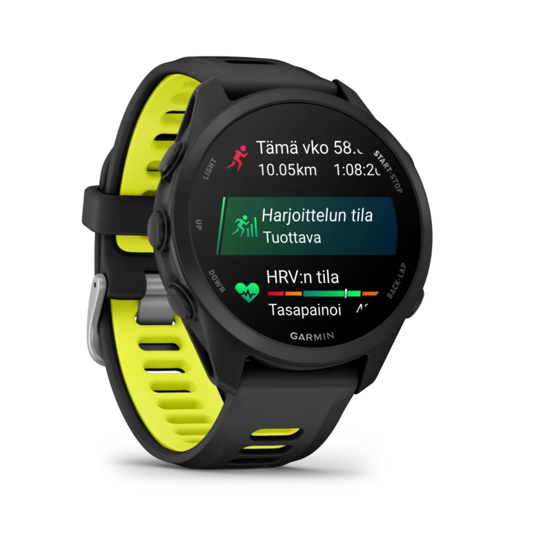 Nyhet Garmin Forerunner 170 Music Black/amp Yellow