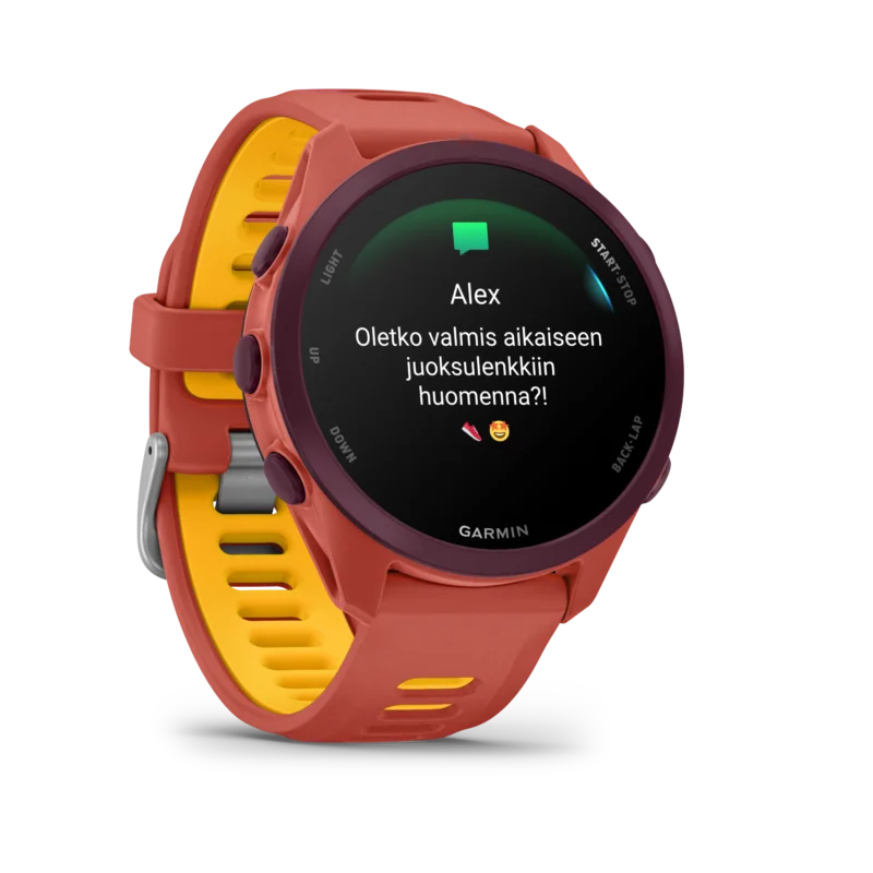 Sista chansen Garmin Forerunner 170 Music Red Pink/Mango