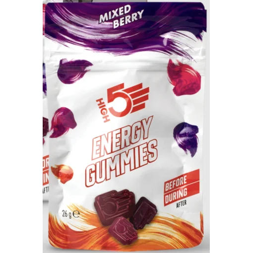 High5 Energy gummies Mixed Berry 26 g Fri frakt