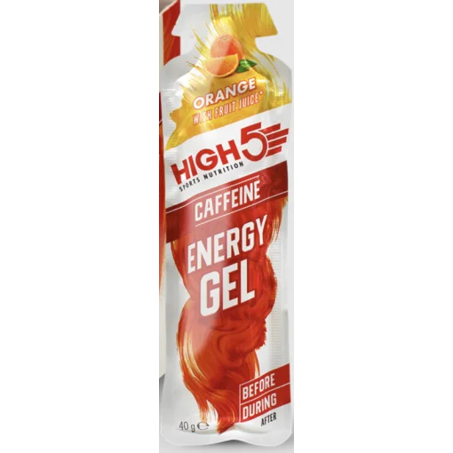 High5 Caffeine Energy Gel Orange 40g Endast denna vecka