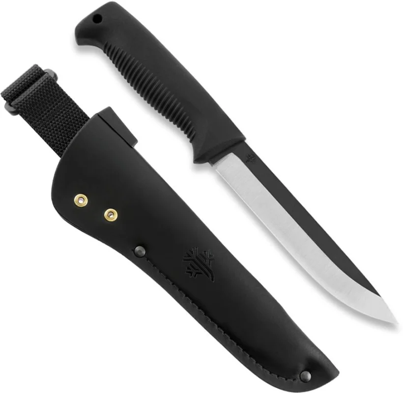 Extra rabatt Peltonen Knives Ranger Knife M95 with a leather sheath, Uncoated Blade