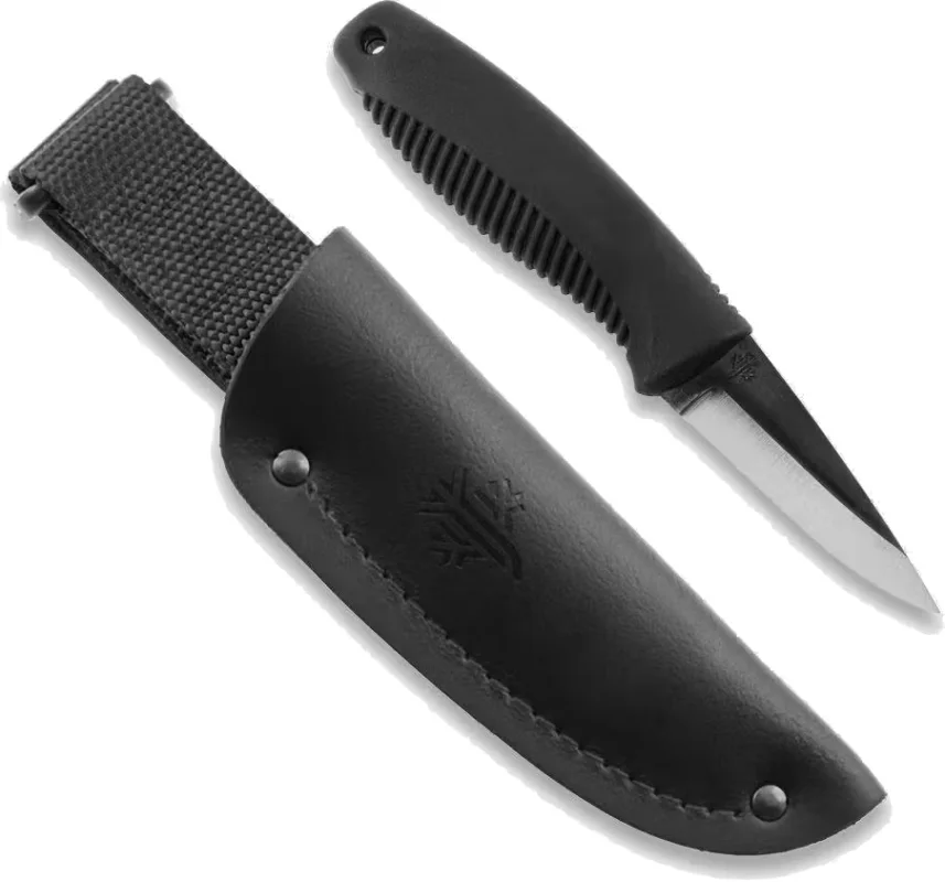Peltonen Knives Ranger Cub Knife M23 with Black Leather Sheath Rabatter